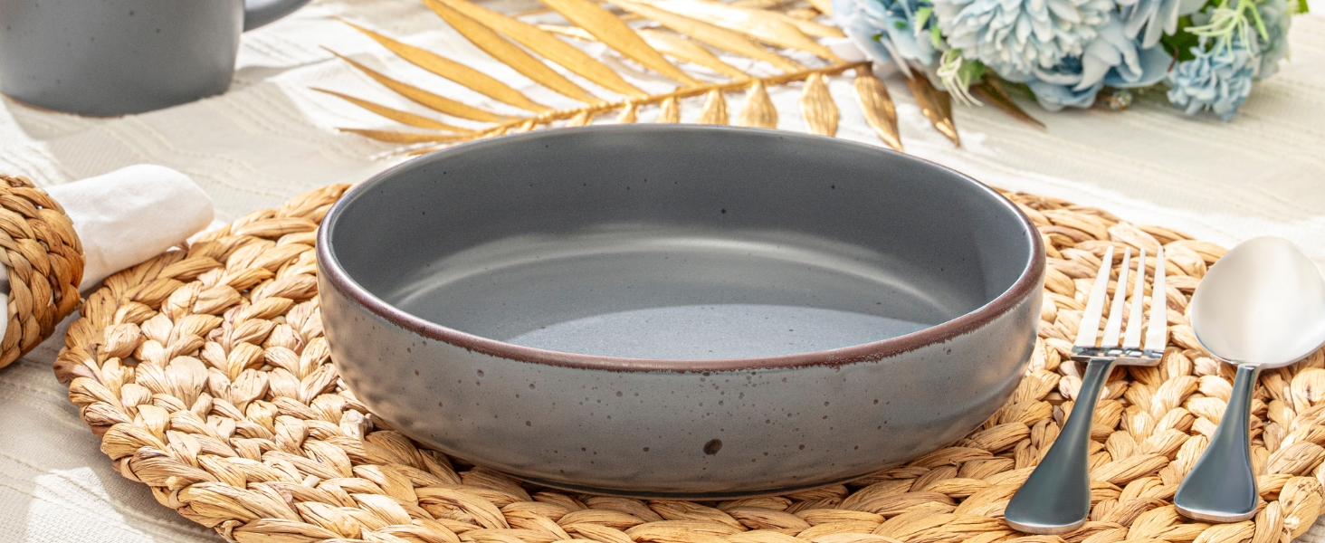 Набір мисок Sänger Bombay Basalt (4 шт.) з базальту, 700 мл: миски для мюслі, супів, салатів, для 4 осіб, стійкі до подряпин, мікрохвильової печі та посудомийної машини, фіолетовий колір