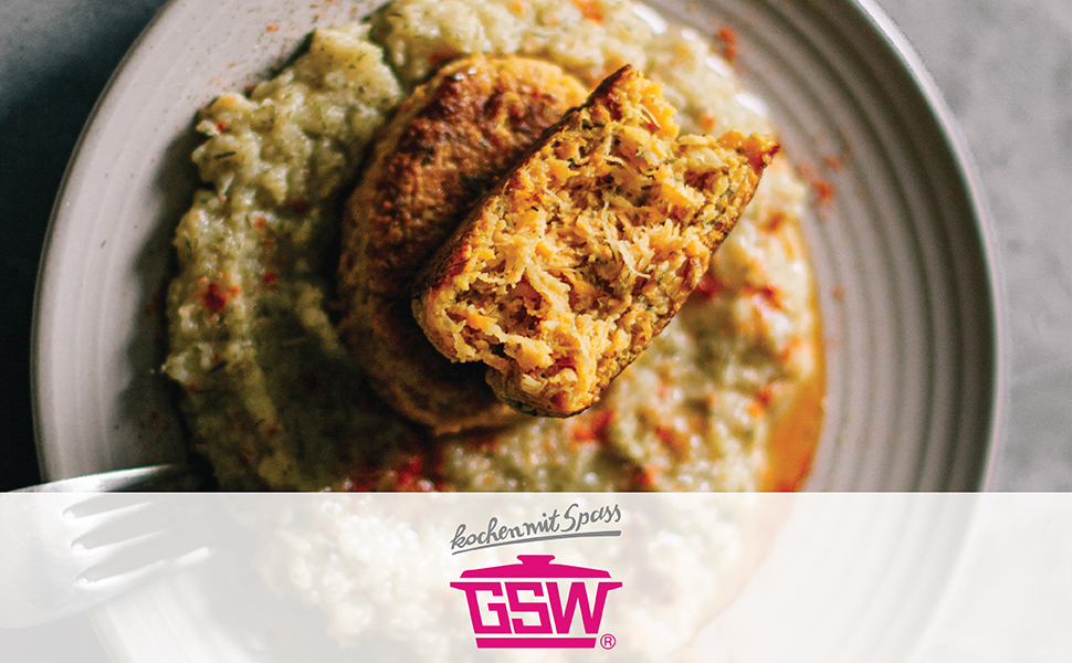 Набір посуду GSW Gourmet Granit (7 предметів): каструлі, сотейник, сковорода з кришками, алюмінієвий литий з гранітним покриттям, для індукційних плит, чорний