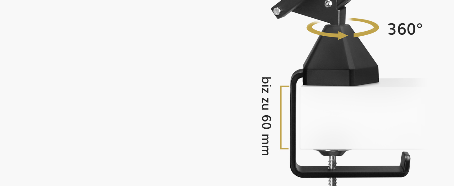 TONOR Тримач для мікрофона T20 (Великий) з регульованим штативом, поп-фільтром та адаптером 3/8' - 5/8'