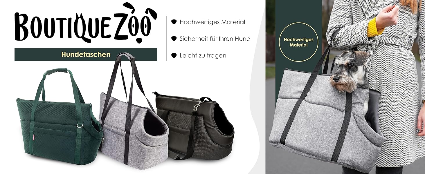 Сумка-переноска для собак та котів | Сумка на плече для тварин з гумкою та карабіном | до 15 кг | Матеріал: штучний замш (Velvet) | Розмір: L | Чорний колір, 42 x 29 x 33 см