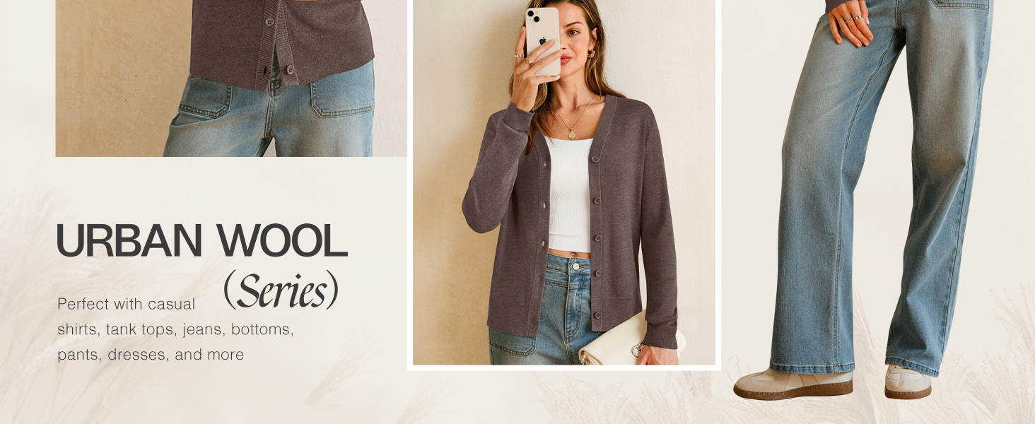 Жіноча в'язана жилетка Arachne & Cloz з суміші вовни, легка, V-подібний виріз, кардиган, короткий/довгий рукав, з ґудзиками, повсякденний топ, кольору абрикос, розмір M