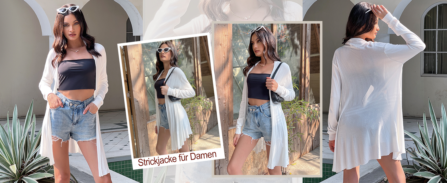 Жіноча кофта-кардиган iClosam з довгим рукавом, легка літня куртка, вільний крій (XXL, A-winerot)