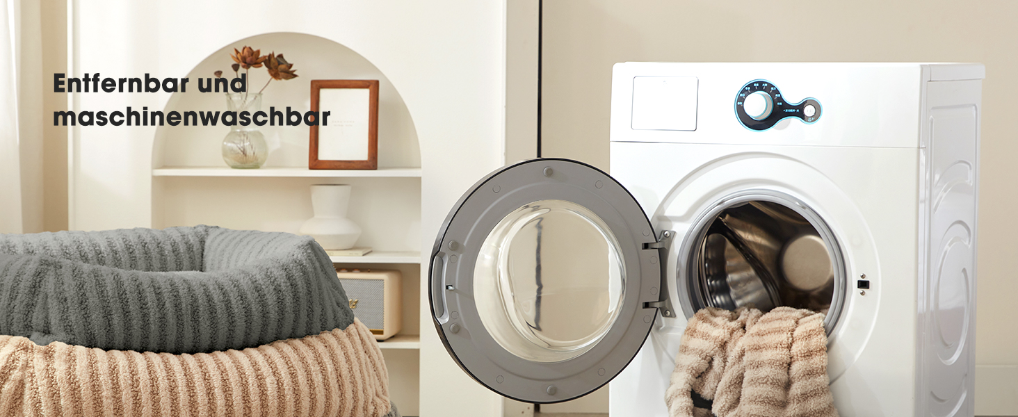 Лежанка для собак середнього розміру, сіра, 64x54x18 см, знімний, зручний, з підвищеними бортиками, з антиковзким покриттям