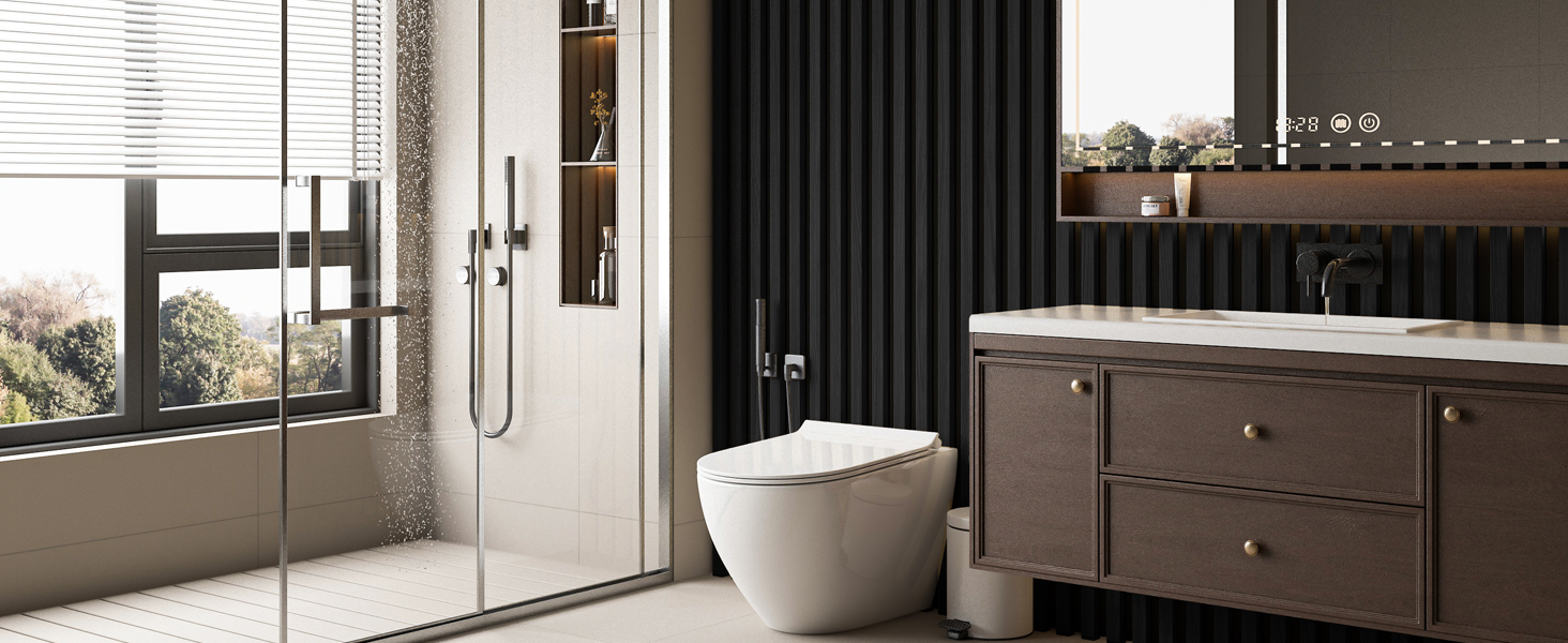 Акустичні панелі Art3d Темний горіх, 3D стінові панелі для звукоізоляції офісу, студії та вітальні, шпоноване дерево з фетровою основою, 60x30 см (набір 4 шт, 0.72 м²)