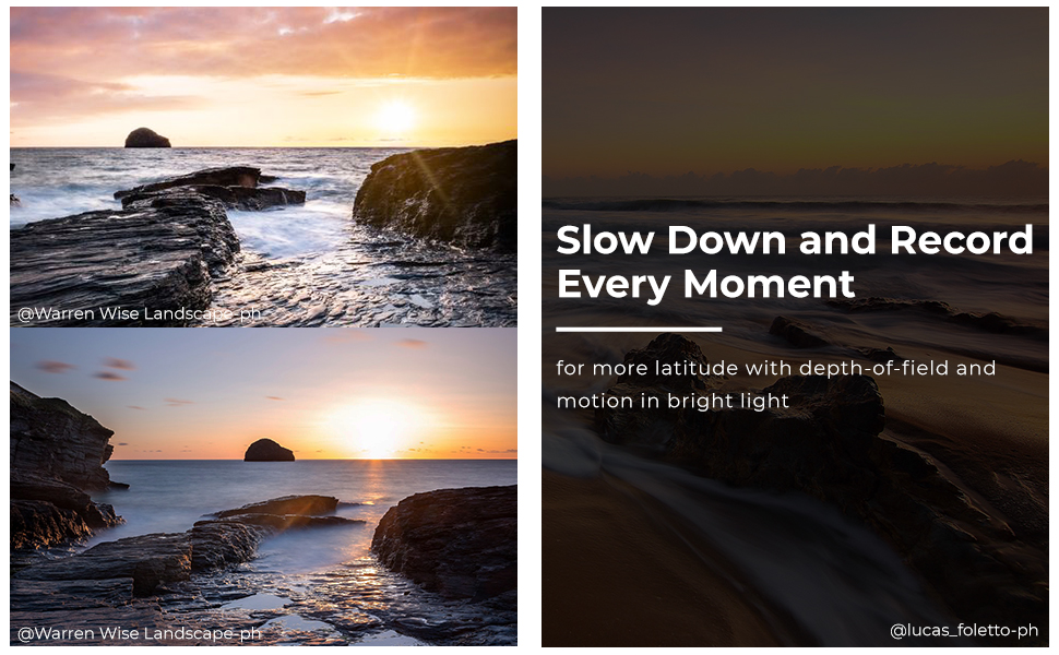 Набір фільтрів K&F Concept Nano-X: квадратний фільтр, адаптерні кільця (8 шт.), ND16