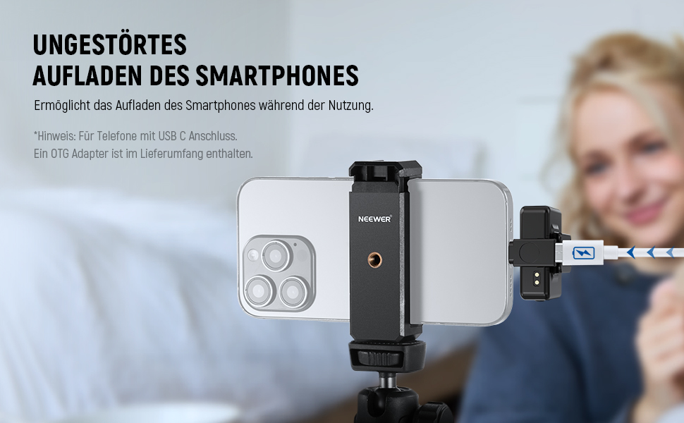 NEEWER CM29 Мініатюрний бездротовий мікрофон-петличка, 48kHz/24Bit з шумозаглушенням, 25 годин роботи, 150м радіус дії, сумісний з iPhone, iPad, Android, DJI, Insta360, ПК, Mac (1RX+2TX+зарядний кейс)