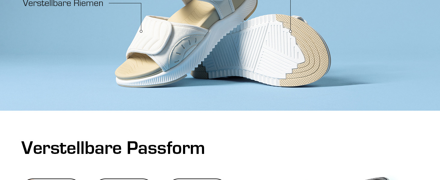 Сандалі жіночі Dream Pairs Trekkingsandalen - спортивні, дихаючі, для піших прогулянок, розмір 41.5 EU, коричневі
