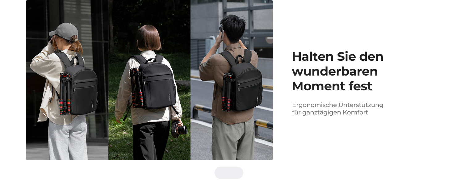 Рюкзак для фотокамери K&F Concept: компактний, легкий, з дощеміцким покриттям, для DSLR/SLR, з відділенням для штатива