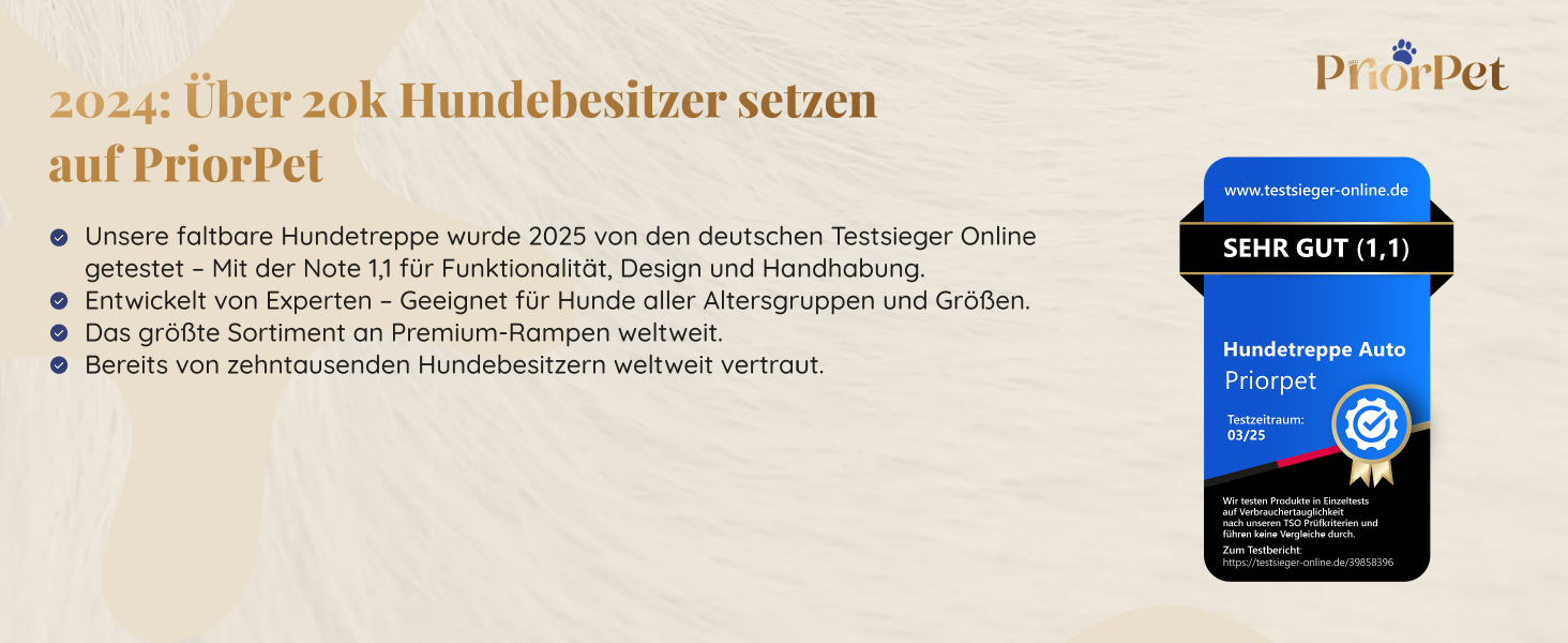Східці для собак у машину – складані, 174 см, 38 см, з гумовим покриттям – для великих собак, підходить для авто та SUV – вантажопідйомність 85 кг – темно-сірий колір