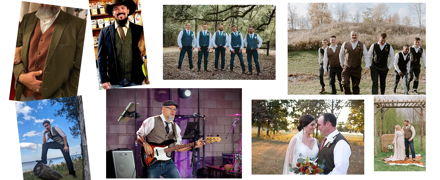 Стильний костюм-двійка для чоловіків Solovedress з вовни у рифленому стилі, жилет з V-подібним вирізом, твід, блакитний колір, ідеально підходить для весілля та друзів нареченого