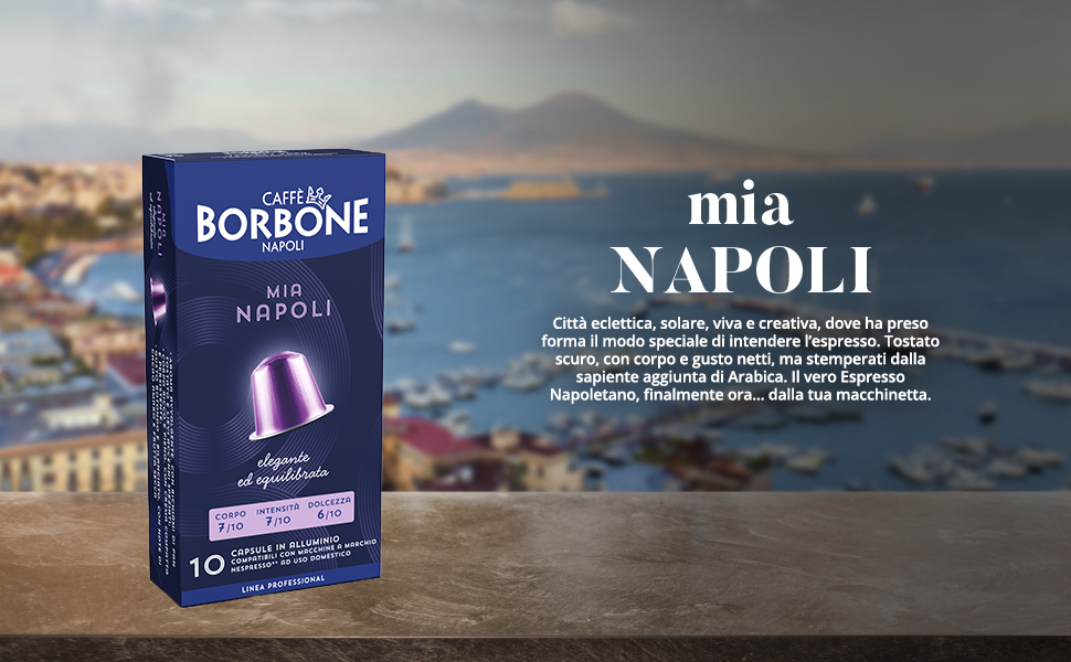 Кава в капсулах Caffè Borbone набір 90 шт (3x30): Mia Napoli, Ciao Venezia, Magica Palermo, сумісні з Nespresso