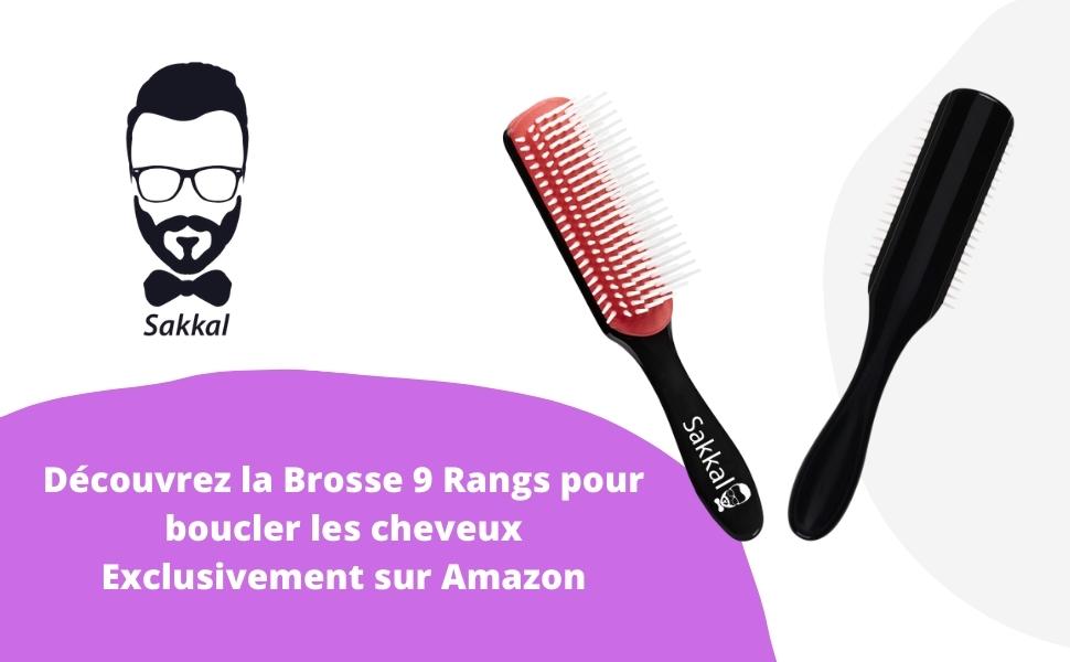 Професійна щітка для волосся з щетиною кабана для довгих, тонких, густих, кучерявих волосся без пошкоджень, для жінок, дітей, мокрого волосся. Чорний колір.