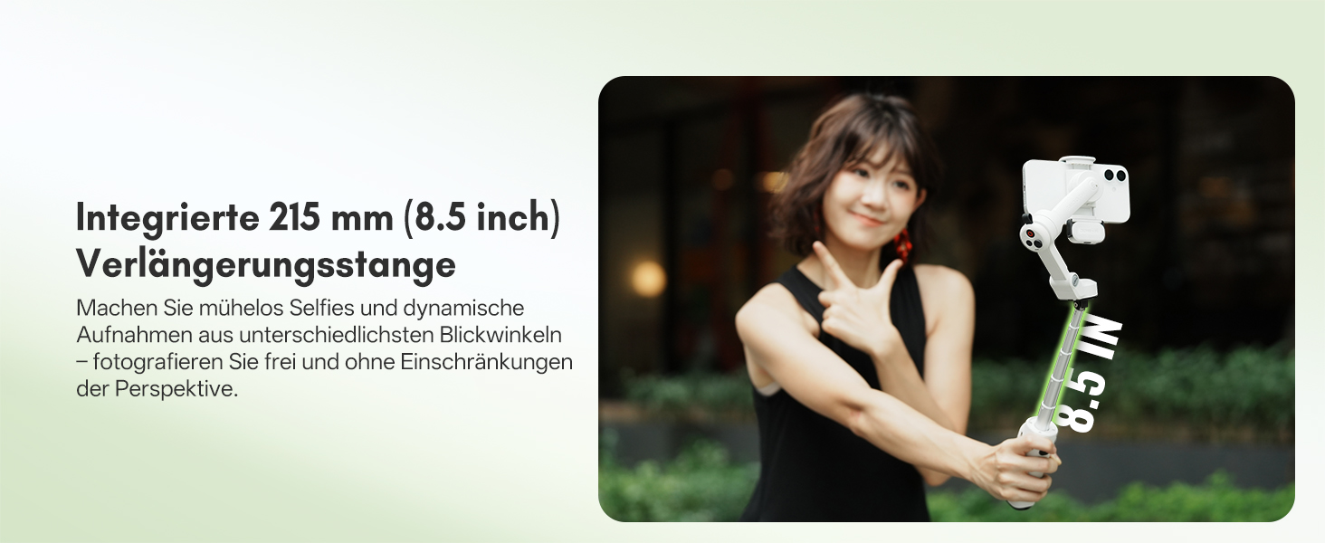 ZHIYUN Smooth Q5 Ultra Combo: Стабілізатор для смартфона з AI-трекінгом, керуванням голосом, пультом ДУ та світлом, 13.5год роботи, 3-осьовий