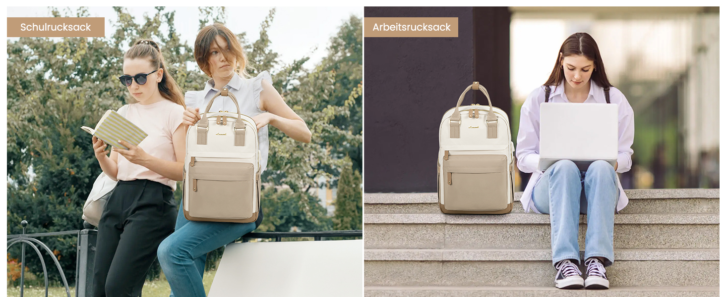 LOVEVOOK Рюкзак для жінок, 15.6