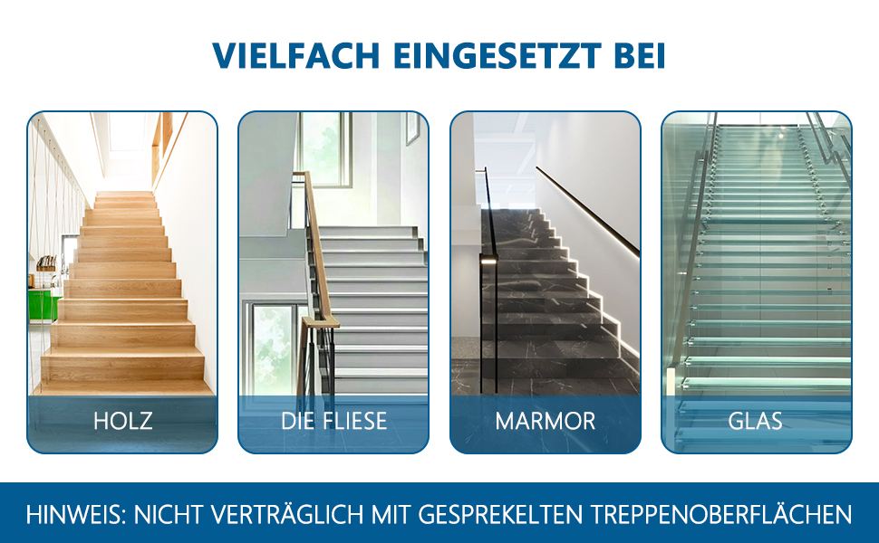 Килимок на сходи, антиковзаючий, 20x76 см (15 шт.), килим-прогун для сходів, багаторазовий клей для всіх чистих, гладких сходів, захисна килимова стрічка для дітей, (Коричневий)