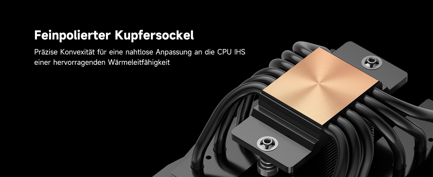 Кулер для процесора PCCOOLER RT620Pro Digital BK з цифровим дисплеєм, TDP 265W, 6 теплових трубок, 2 вентилятори 120мм FDB, для AMD AM4/AM5, Intel LGA 115X/1200/1700/1851