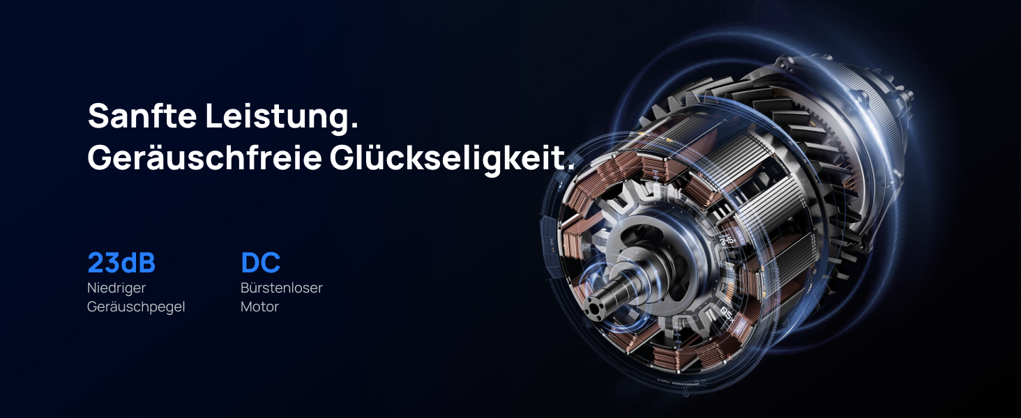 Вентилятор Dreo з інтелектуальним керуванням, висота 101,6–111,8 см, тихий DC вентилятор для спальні, кут огляду 120°+85°, повітряний потік 30,5 м, срібний