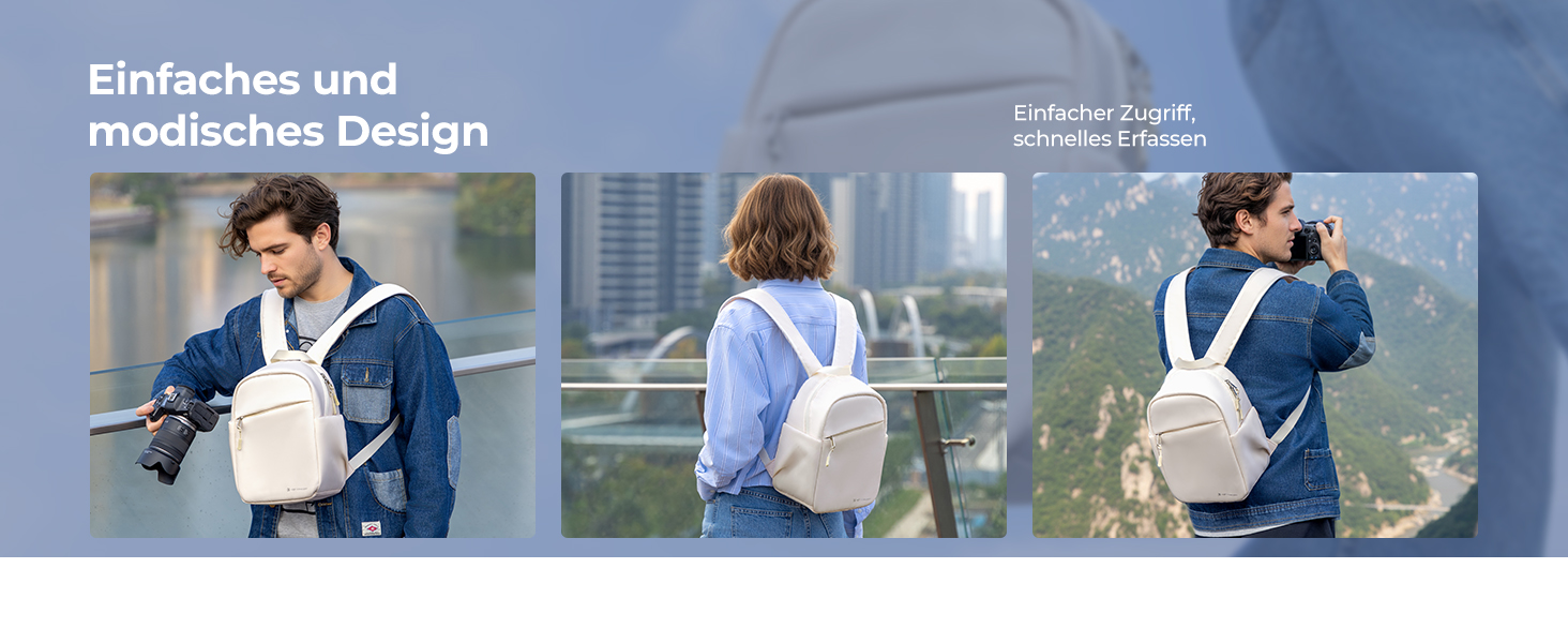 Рюкзак для камери K&F Concept - компактний, для DSLR, з регульованим ременем, для повсякденного використання, роботи та подорожей, колір: темно-зелений (бежевий)