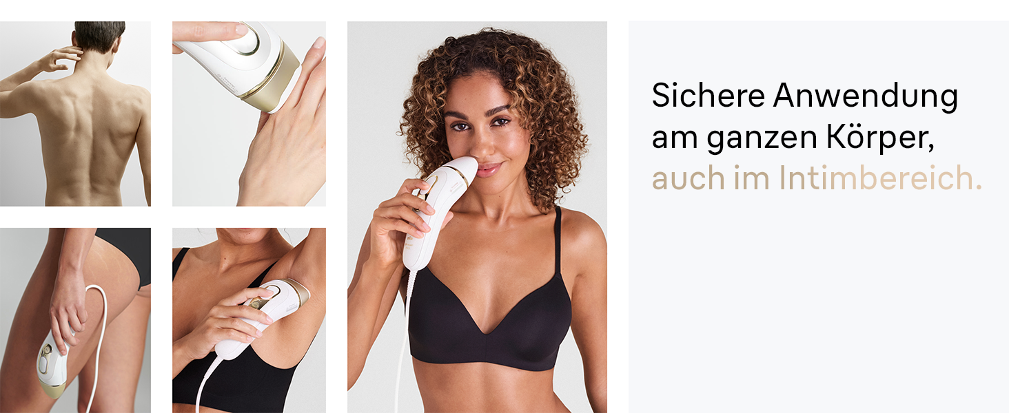 Braun Silk·expert Pro 5 IPL PL5157 – Апарат для епіляції в домашніх умовах, білий/золотий + Gillette Venus