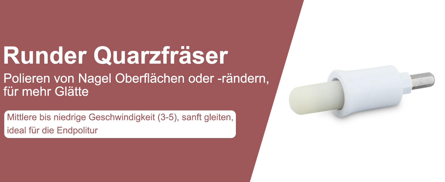 Електричний набір для манікюру та педикюру AOMEES з 9 насадками, 5 швидкостей, LED-підсвічуванням та сумкою для зберігання