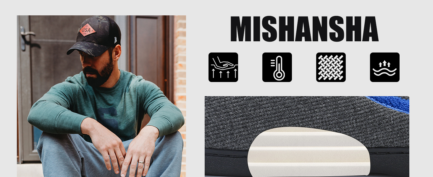 Домашні тапочки Mishansha з піни з пам'яті для жінок та чоловіків, антиковзаючі, сірі, 42/43 EU