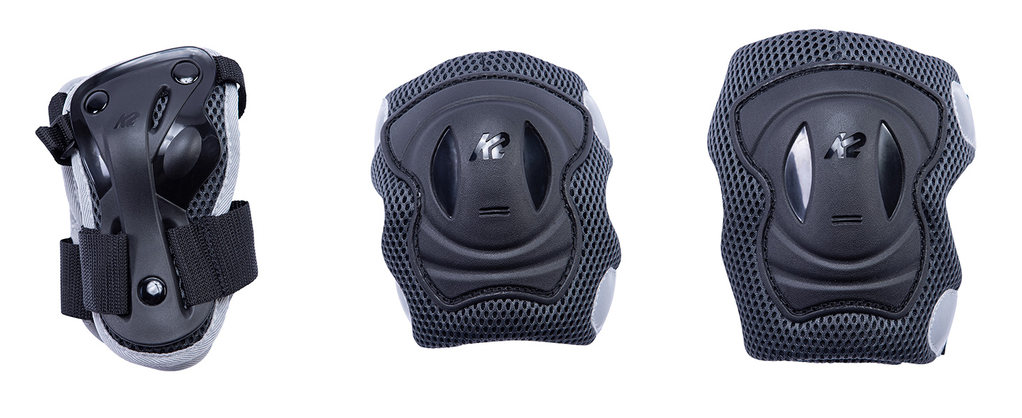 Роликові ковзани K2 Performance Schonerset 2025, чорний/антрацит, комплект захисту