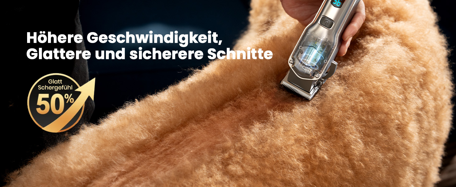 Машинка для стрижки собак Oneisall 4-в-1: стрижка, триммінг, шліфування кігтів. Для собак та котів, тиха, професійна, 4 години роботи від акумулятора