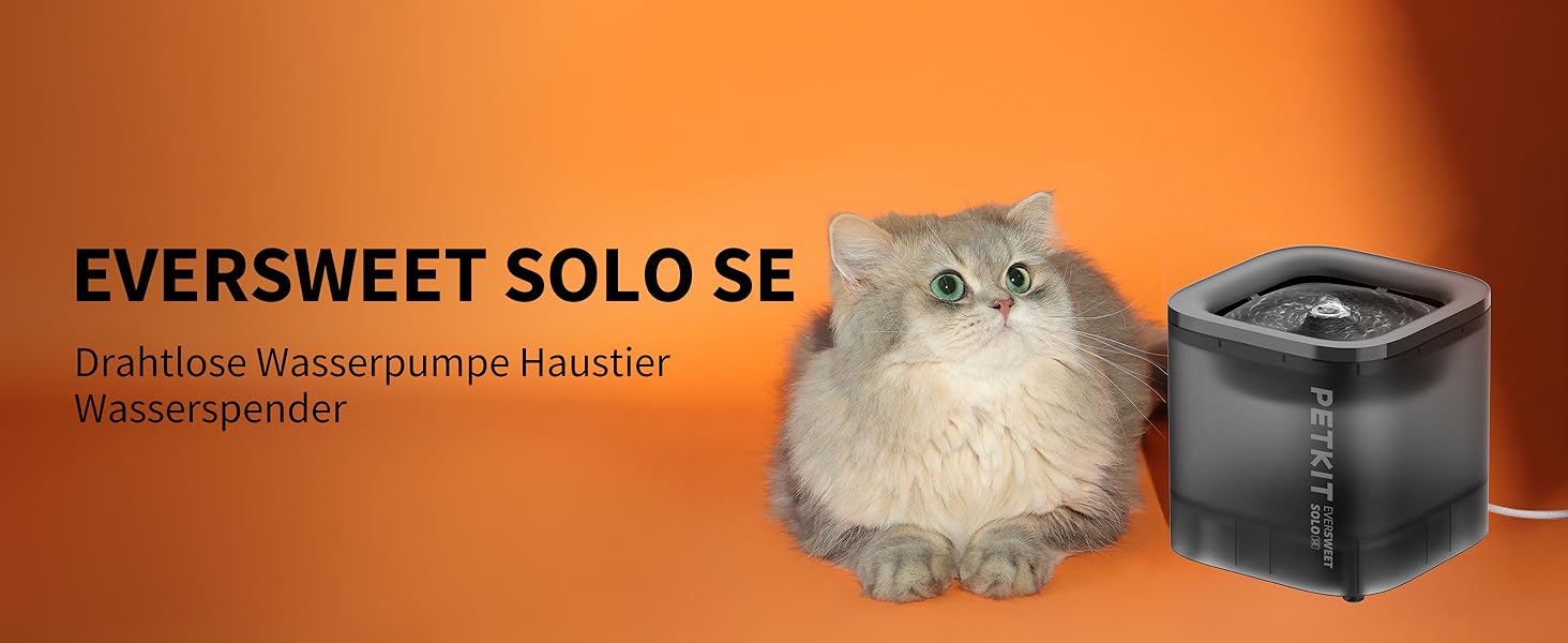 PETKIT CyberTail: Фонтанчик для котів та собак, 1.85л, LED-підсвічування, тихий, бездротова помпа, білий/темно-сірий