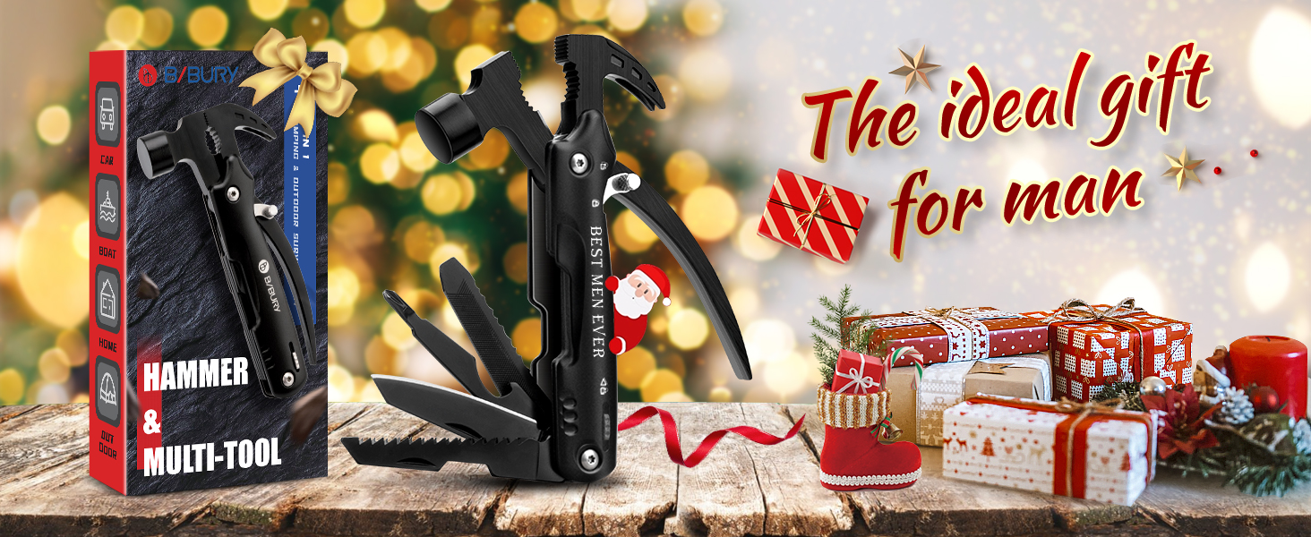 Мультитул BIBURY 12-в-1 для чоловіків: кемпінг, туризм, надзвичайні ситуації