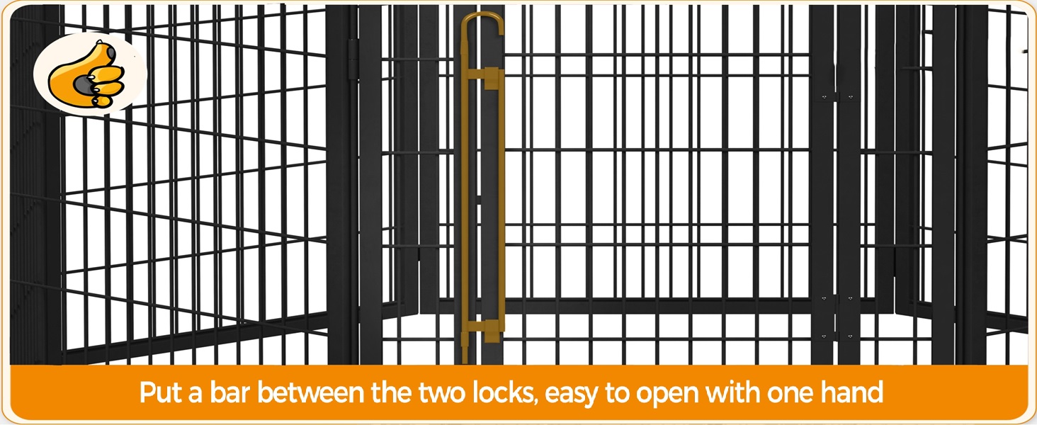 Клітка для цуценят Yaheetech 8-секційна, вольєр для собак з замком, переносна клітка з сумкою та ременями, ідеально підходить для собак у квартирі та на вулиці, проста збірка (100 см заввишки, 16 шт.)