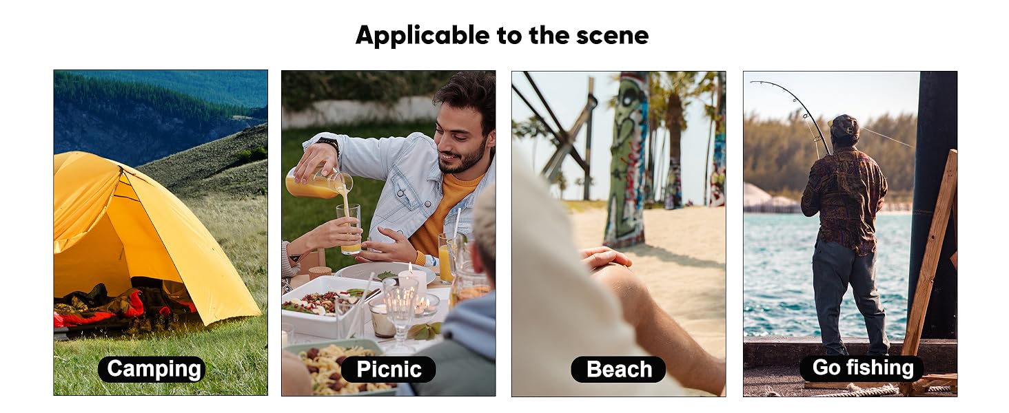 Крісло-диван Northroad Розкладне для кемпінгу на 2 особи, портативне, з підстаканниками та тримачем для келихів, блакитне