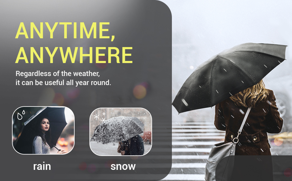 Чоловічий складаний парасолька Conlun Kompakter, штормостійкий, автоматичний, чорний (117 см)