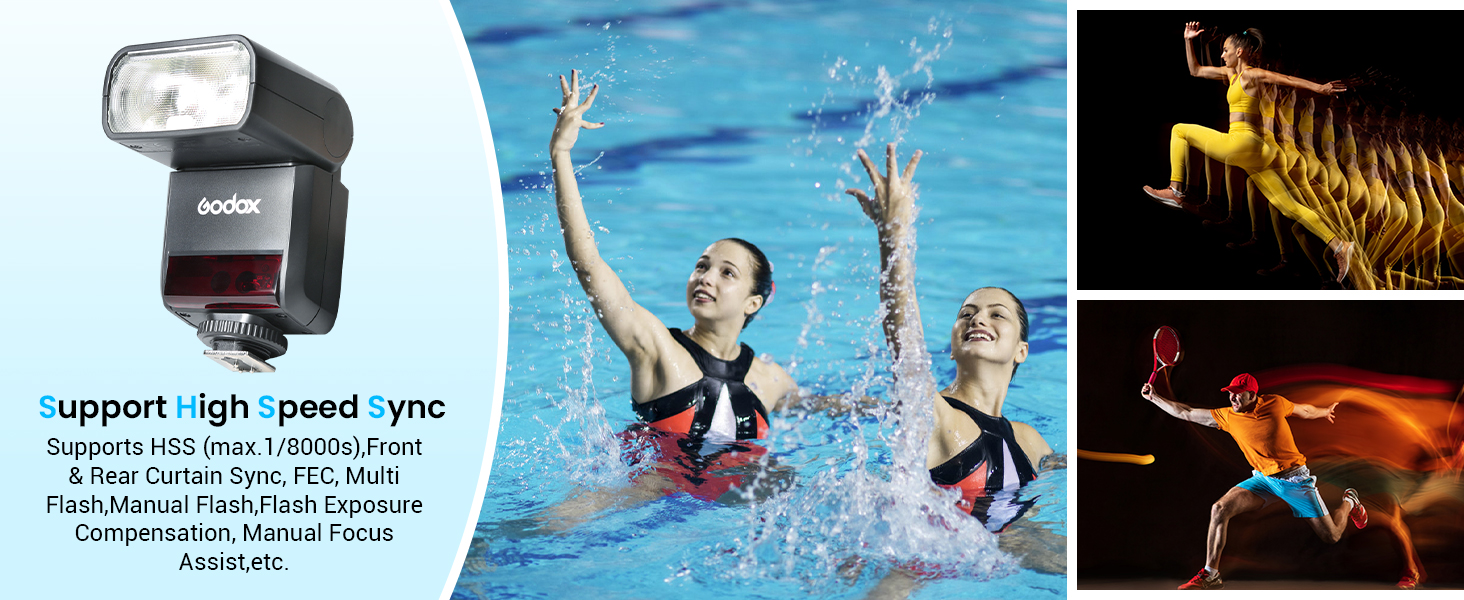 Спалах Godox TT350N для Canon - TTL, 2.4G, HSS 1/8000s, GN36, сумісний з 6D, 7D, 50D, 60D, 500D, 550D, 600D, 650D, 1000D, 1100D, 1DX, 580EX II, 5D Mark II III