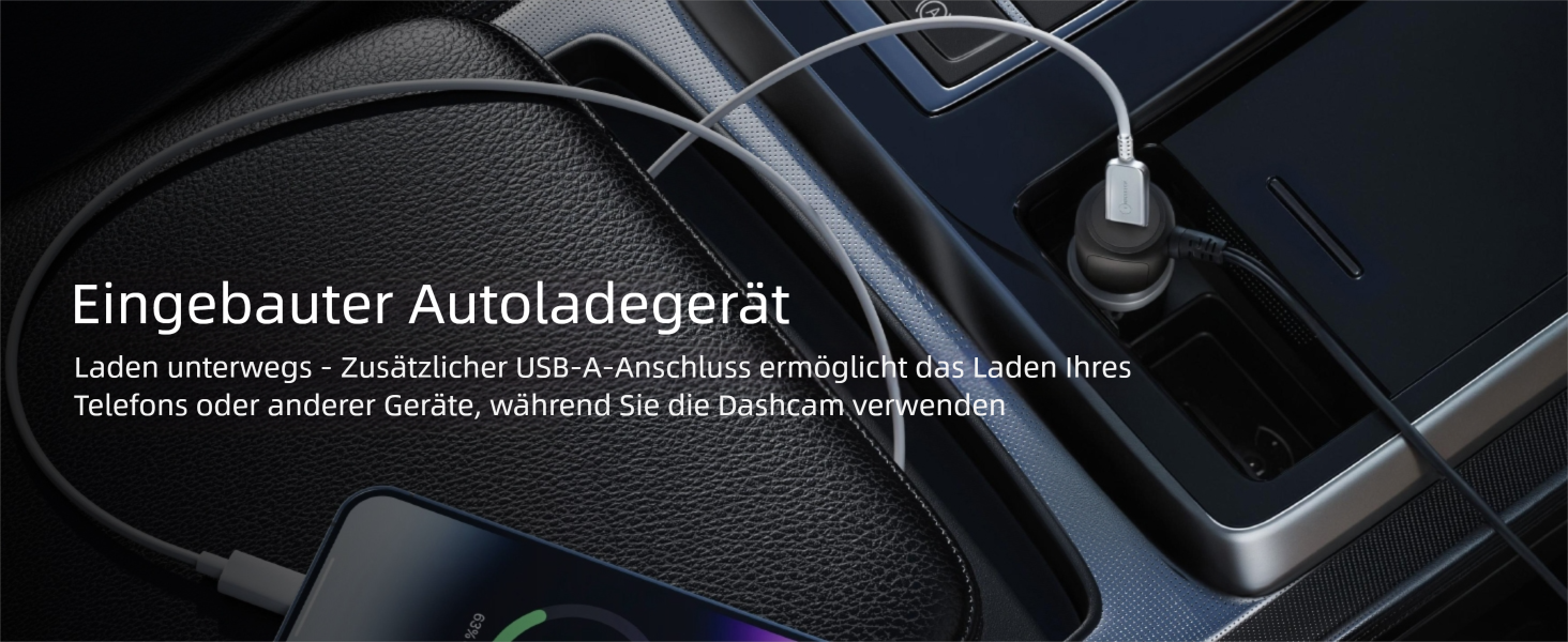 Автомобільний відеореєстратор TECXERLLON 4K Dual Dashcam (передній та задній), нічна зйомка Starlight, GPS, WDR, G-сенсор, режим паркування 24г, кут 160°/150°, карта пам'яті 64ГБ у комплекті