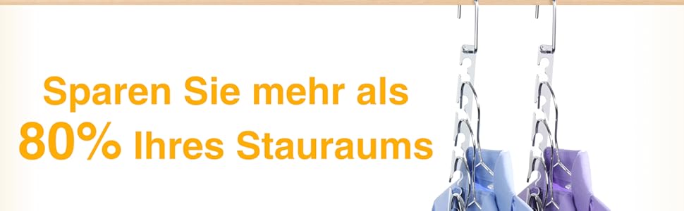 Вішалки для одягу HOUSE DAY: 8 штук, металеві, для важких речей, економія місця, антиковзаючі, 26 см