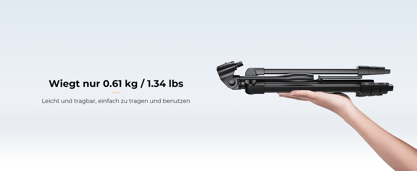 Штатив K&F Concept NT510: легкий штатив 152 см з Bluetooth пульт для Canon, Nikon, Sony та смартфонів