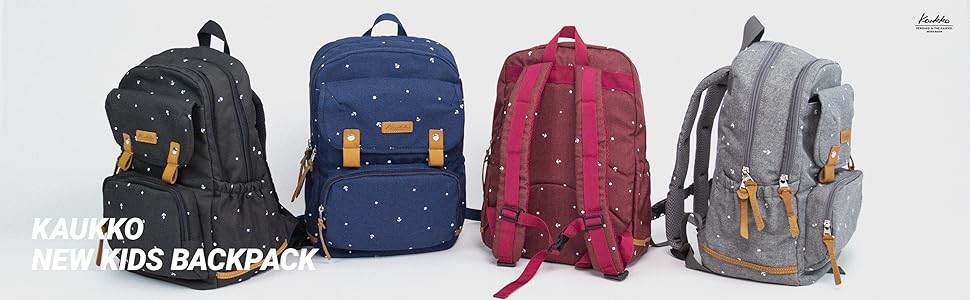 Жіночий рюкзак Kaukoo для студентів, ноутбука, подорожей, синій (K8009)