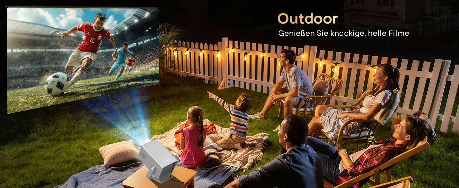 Magcubic Mini Beamer 4K/8K: Портативний проєктор з Android 14, WiFi 6, Bluetooth 5.4, Автофокус, Автоматична корекція трапеції, 180° поворот, 5W динамік, 800ANSI, HY350MAX