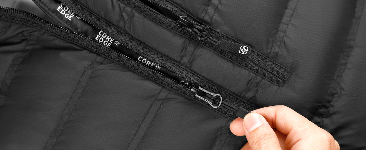 Обогревна жилетка для жінок з Powerbank, USB акумуляторна терможилетка, 3 режими температури, 4 зони обігріву, XL, чорний