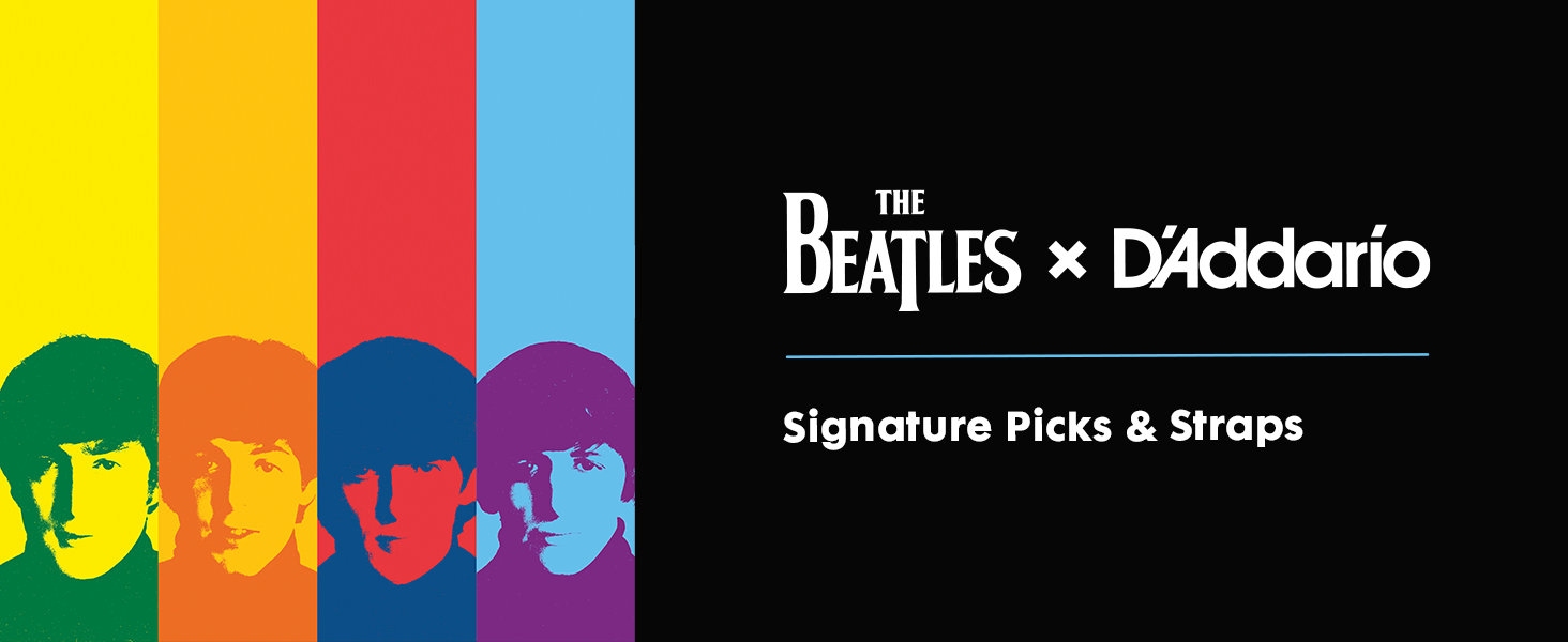 Гітарний ремінь D'Addario Beatles Sgt. Pepper's 50th Anniversary - для електро-, акустичної та бас-гітари, тканий