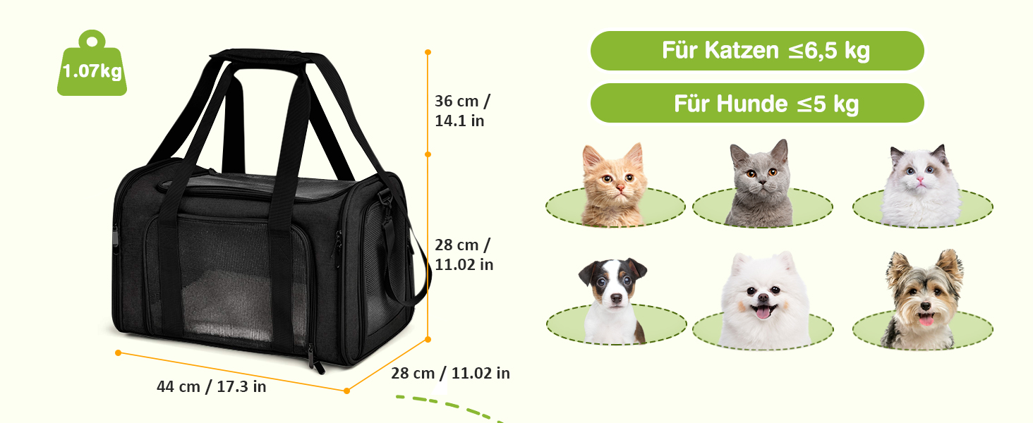 Транслювач для собак та котів ALLSOPETS, складаний, м'який, сірий, для подорожей, походів, кемпінгу