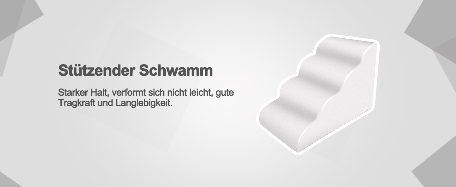 Сходинки для собак Galatée з 4 сходинками, неслизькі, для ліжка/дивану, знімний чохол, губка з високою щільністю, портативні (світло-коричневий)