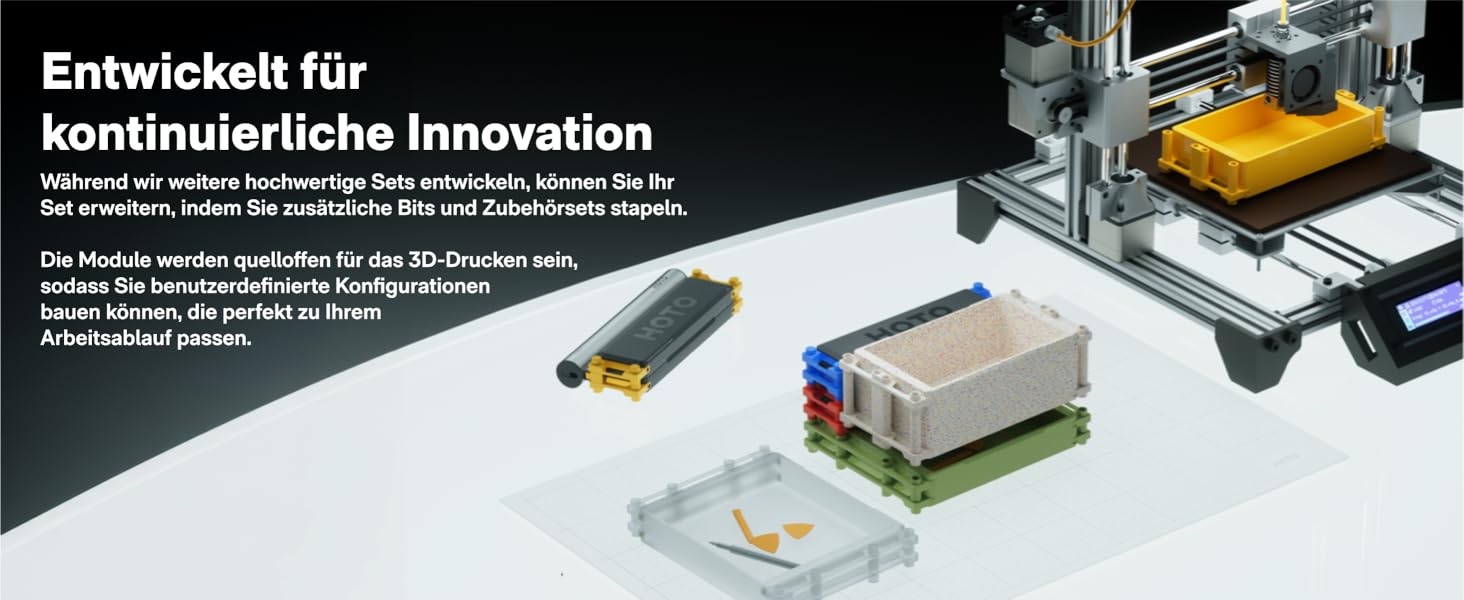 HOTO SNAPBLOQ™ S-A01 Міні Електричний Набір Викруток, Прецизійний Інструмент для Ремонту, 3 Регулювання Моменту, для Телефонів, Ноутбуків, Окулярів та Годинників