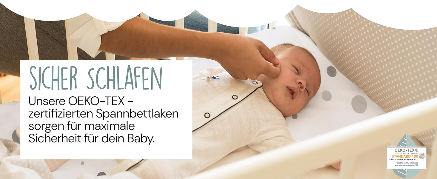 Набір постільної білизни для дитячого ліжечка з органічної бавовни GOTS (Oeko-Tex100), 100 x 135 см. Включає наволочку 40x60 см та ковдру 100x135 см. Підходить для хлопчиків та дівчаток, сірий колір.