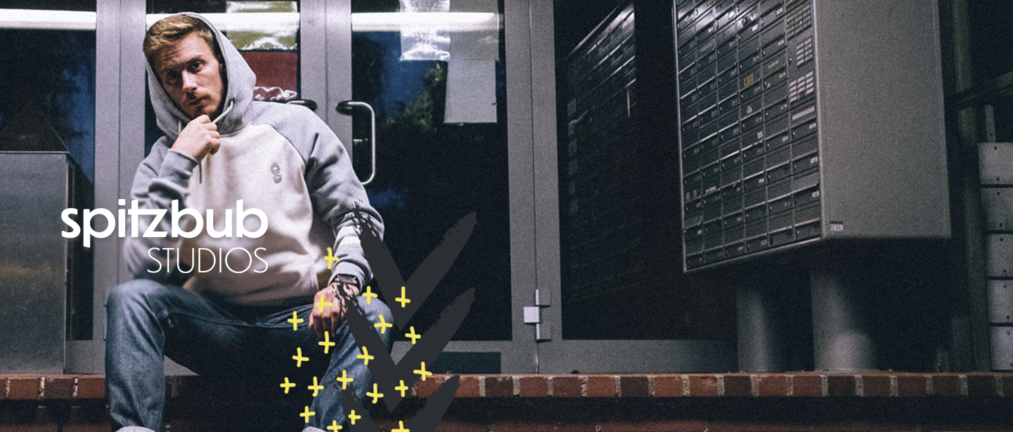 Чоловічий худі Spitzbub з капюшоном, чорний, розмір XL. Стильний дизайн, капюшонний пуловер