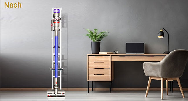 Підставка для пилососа OUTBROS, сумісна з Dyson Gen5 V15s V15 V12 Slim V11 V10 V8 V7 V6, аксесуари, органайзер (біла)