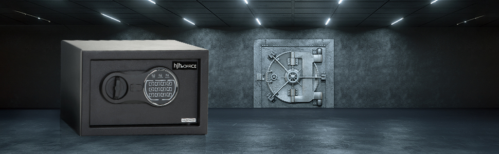 Офісний сейф Tresor COMPACT III з цифровим замком, 8.5 л, сталевий, чорний, 20x31x20 см