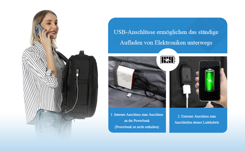 Чорний рюкзак LOVEVOOK 17.3