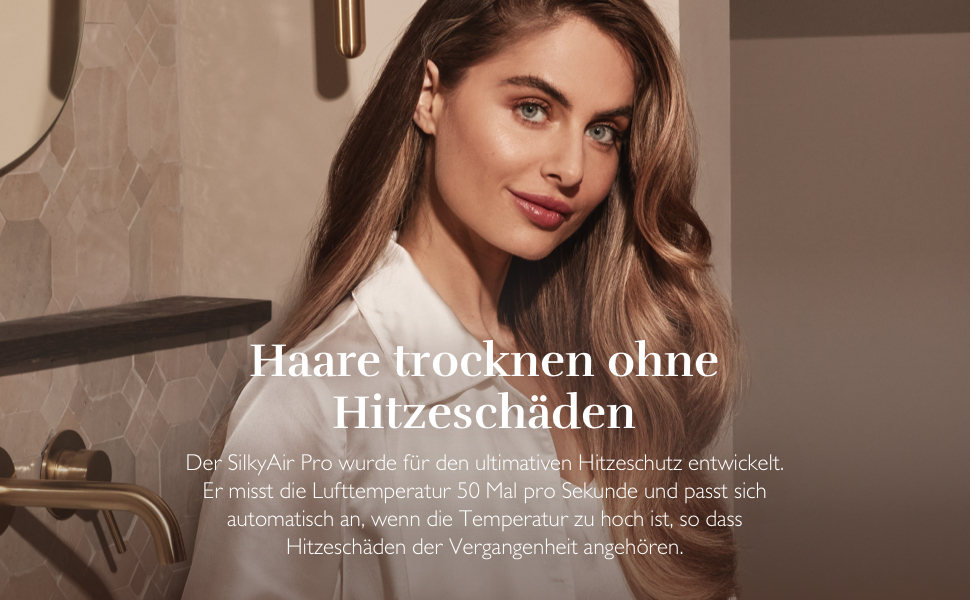 Фен Silk'n SilkyAir Pro з безщітковим мотором та іонізацією - преміум якість, колір шампань