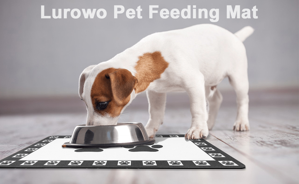 Килимок для тварин, надпоглинувач, для собак та котів, з неслизьким гумовим дном, швидковисихаючий, миючий, 40 x 60 см, 2 пари принтів лап, з точками